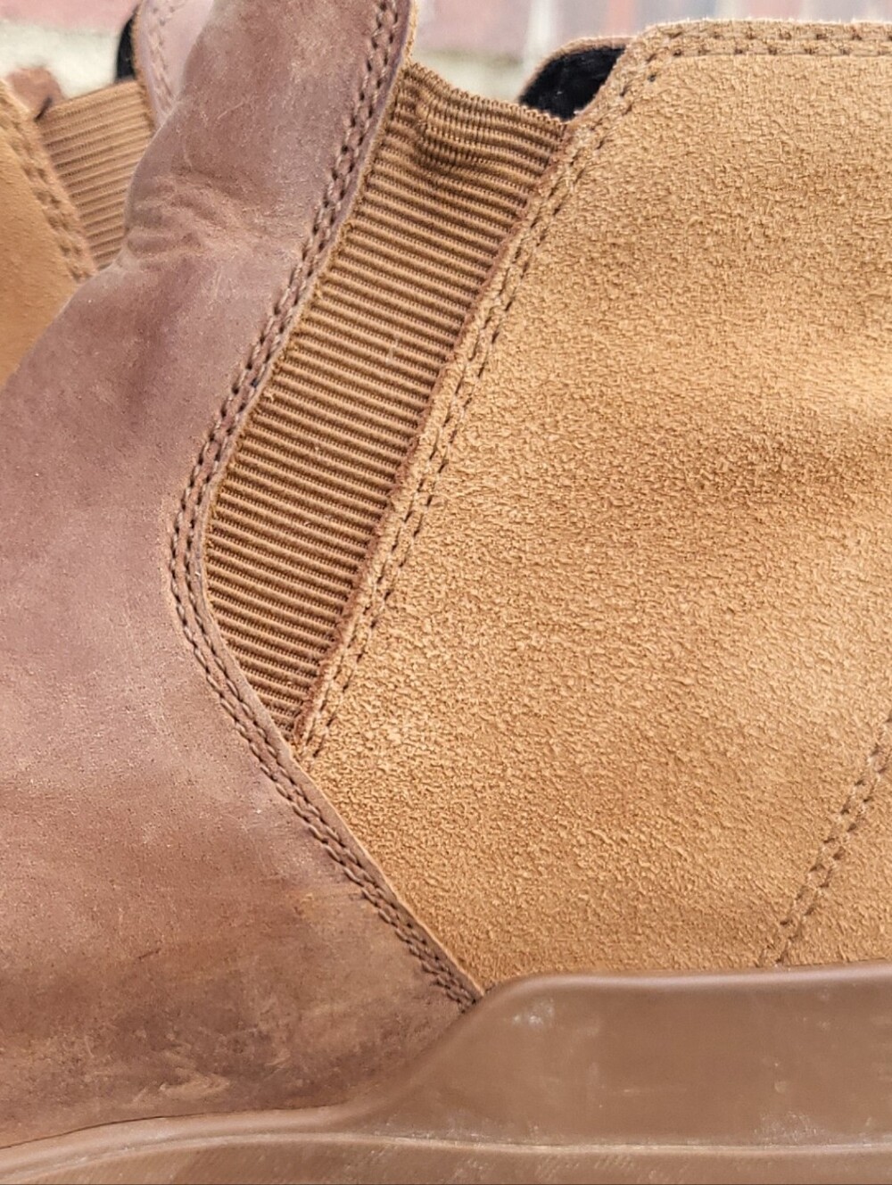 Sorel Evie II Wedge Waterproof Brown Leather Ankle Chelsea Boot Outdoor Women 8 - Picture 5 of 12